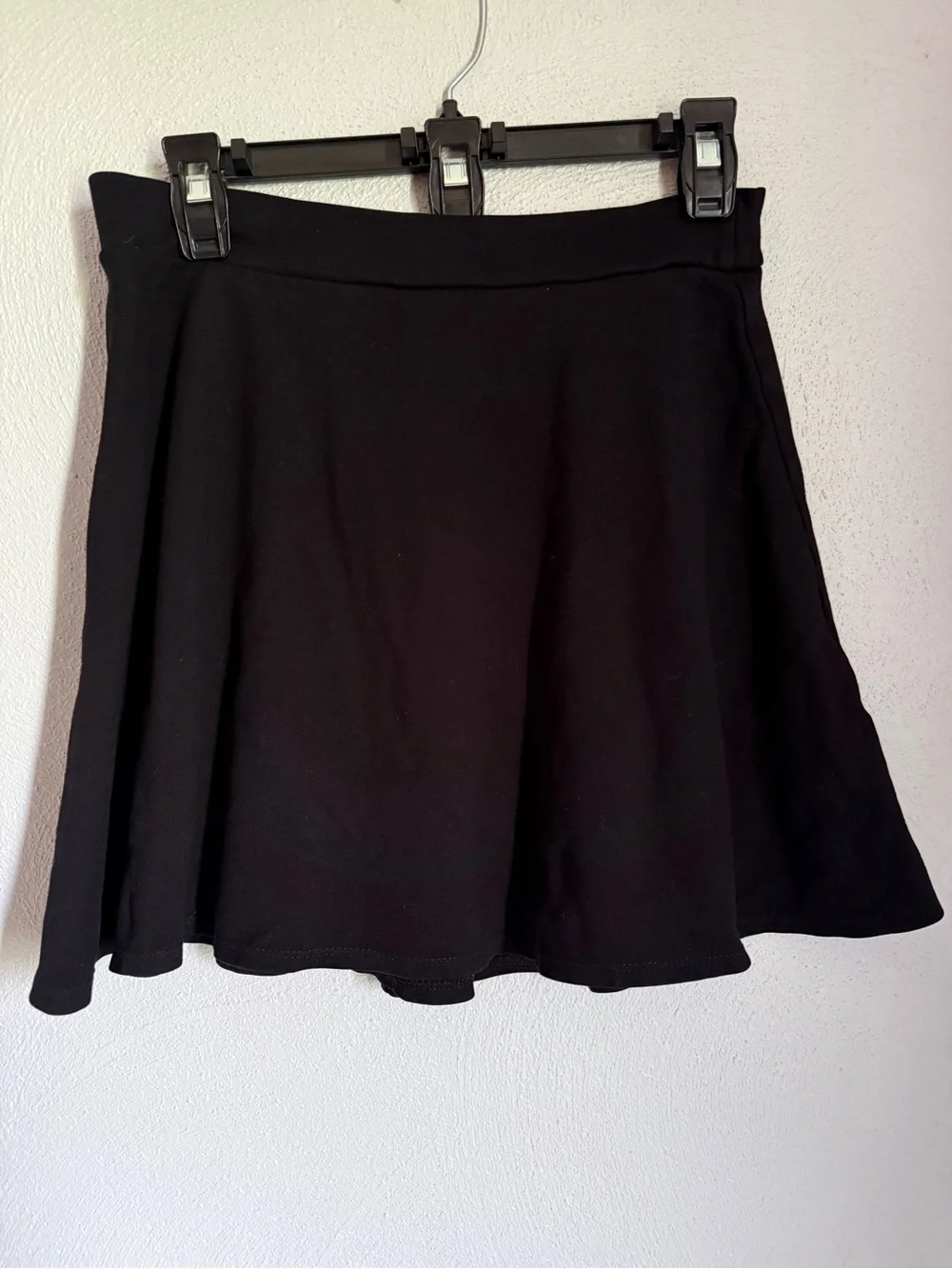 Charlotte Russe Black Circle Skirt - Flared Mini
